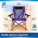 Kijaro Dual Lock Portable Camping Chair - Purple