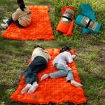 Inflatable Camping Sleeping Pad with Pillow, Lightweight