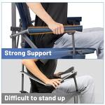 Oversized Heavy-Duty Camping Chair with Cup Holder