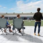 Oversized Heavy-Duty Camping Chair with Cup Holder