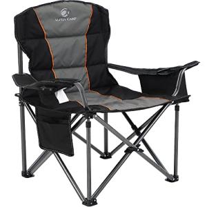 Alpha Camp Oversized Camping Chair with Cup Holder