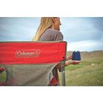 Coleman Steel Deck Camping Chair - Red & Gray