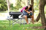 Coleman Multi-Colored Alloy Steel Camp Chair Table