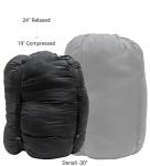 Browning Denali -30° Mummy Sleeping Bag, Charcoal