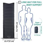TREKOLOGY UL80 Ultralight Inflatable Sleeping Pad