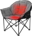 Heated Oversized Camping Chair with Back Support