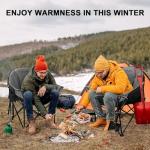 Heated Oversized Camping Chair with Back Support