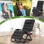 Suteck Zero Gravity Folding Recliner with Cup Holder