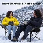 Heated Oversized Camping Chair with Back Support