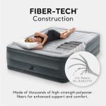 Queen Plush High-Rise Air Mattress with Pump