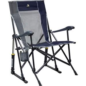 Portable Folding Rocking Camping Chair - Indigo Blue