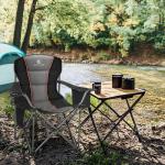 Oversized Heavy Duty Folding Camping Chairs - 2 Pack