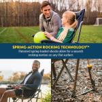 Portable Folding Rocking Camping Chair - Indigo Blue