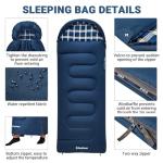 KingCamp Kids 45°F Flannel Lined Sleeping Bag