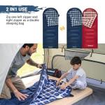 KingCamp Kids 45°F Flannel Lined Sleeping Bag