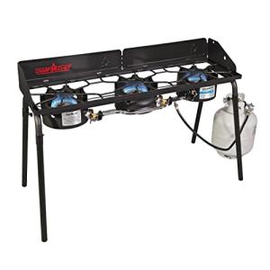 Camp Chef Explorer Portable Three-Burner Camping Stove