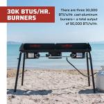 Camp Chef Explorer Portable Three-Burner Camping Stove