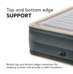 Queen Plush High-Rise Air Mattress with Pump