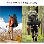 SAILARY Heavy Duty Folding Camping Chair with Cooler