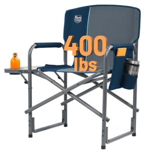 Timber Ridge Oversized Portable Camping Chair with Table
