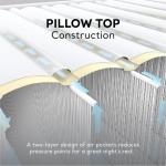 Queen Plush High-Rise Air Mattress with Pump