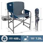 Timber Ridge Oversized Portable Camping Chair with Table