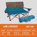 Kelty Low Loveseat - Deep Lake Color