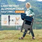 Timber Ridge Oversized Portable Camping Chair with Table