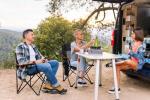 Oversized Padded Camping Chair with Cup Holder