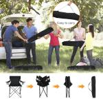 HaSteeL 4-Pack Oversized Folding Camping Chairs