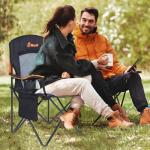 Oversized Padded Camping Chairs - 2 Pack Set
