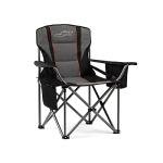 Oversized Padded Camping Chair with Cooler Bag