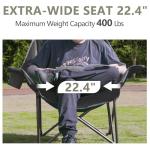 Oversized Folding Camping Chair with Cup Holder