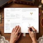 Wine Red Bible Study Journal for Everyone