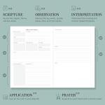 Wine Red Bible Study Journal for Everyone