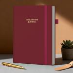 Wine Red Bible Study Journal for Everyone