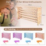 72-Bottle Stackable Modular Wine Rack System