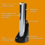OSTER CORDLESS ELECTRIC WINE OPENER – SILVER