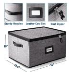 Quilted Stackable Wine Glass Storage Box, 12 Glasses