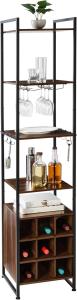 Wine and Bar Storage Tower - Black