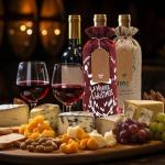 10-Pack Burlap Wine Gift Bags with Drawstring