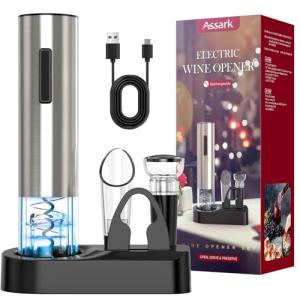 Rechargeable Electric Wine Opener Set with Accessories