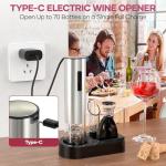 Rechargeable Electric Wine Opener Set with Accessories