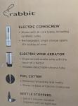 Rabbit Electric Wine Tool Set - 5-Piece Collection