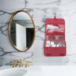 Large Waterproof Travel Toiletry Bag with Hook