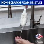 Wine Glass Cleaning Brush for Flutes and Stemware