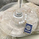 World Traveler Wine Glass Charms - Set of 6