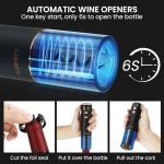 BLUBYEES 4-in-1 Electric Wine Opener Set