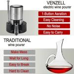 VENZELL Electric Wine Aerator and Pourer Device
