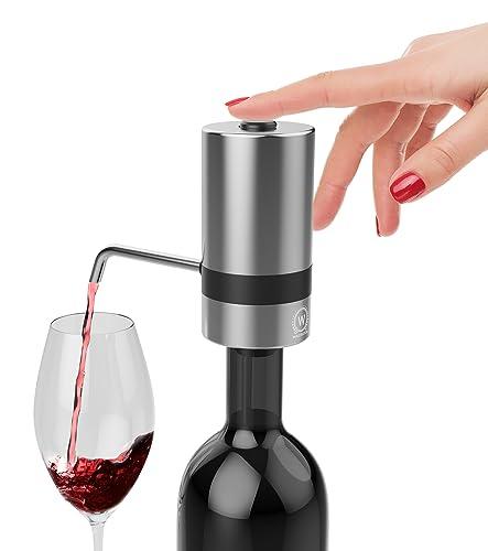 Instant Electric Wine Aerator with 1-Button Spout